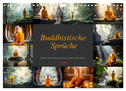 Buddhistische Sprüche (Wandkalender 2025 DIN A4 quer), CALVENDO Monatskalender