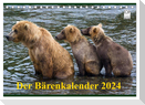 Der Bärenkalender 2024 (Tischkalender 2024 DIN A5 quer), CALVENDO Monatskalender