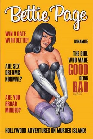 Pacheco, Karla. Bettie Page: Hollywood Adventures on Murder Island!. Dynamite Entertainment, 2022.