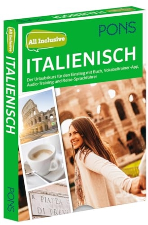 PONS All inclusive Italienisch - Der Urlaubskurs für den Einstieg mit Buch, Vokabeltrainer-App, Audio-Training und Reise-Sprachführer. Pons Langenscheidt GmbH, 2024.