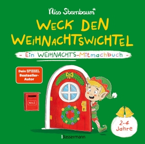 Sternbaum, Nico. Weck den Weihnachtswichtel. Ein Weihnachts-Mitmachbuch.Zum Schütteln, Schaukeln, Pusten, Klopfen und sehen, was dann passiert. Von 2 bis 4 Jahren - Vom Bestsellerautor (Schüttel den Weihnachtsbaum). Bassermann, Edition, 2026.