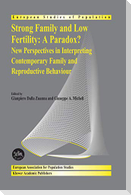 Strong family and low fertility:a paradox?