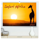 Safari Afrika (hochwertiger Premium Wandkalender 2025 DIN A2 quer), Kunstdruck in Hochglanz