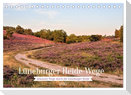 Lüneburger Heide Wege (Tischkalender 2025 DIN A5 quer), CALVENDO Monatskalender