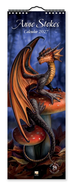 Flame, Tree. Anne Stokes - Slimline-Kalender 2027 - Original Flame Tree Publishing-Kalender Slimeline [Kalender]. Browntrout Verlags GmbH, 2026.