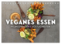 Veganer Essen - Pflanzenbasierte Köstlichkeiten (Tischkalender 2024 DIN A5 quer), CALVENDO Monatskalender