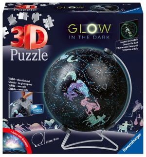 Ravensburger 3D Puzzle 11544 - Glow In The Dark Sternenglobus - 190 Teile - Nachleuchtender Globus für Kinder und Erwachsene - Erlebe Puzzlen in der 3. Dimension. Ravensburger Spieleverlag, 2023.