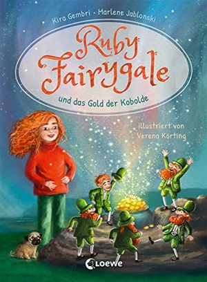 Gembri, Kira / Marlene Jablonski. Ruby Fairygale und das Gold der Kobolde (Erstlese-Reihe, Band 3) - Tauche ein in eine magische Welt voller Fabelwesen - Fantasy-Abenteuer mit Ruby Fairygale für Erstleser ab 7 Jahren. Loewe Verlag GmbH, 2023.