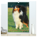 Australian Shepherd (hochwertiger Premium Wandkalender 2025 DIN A2 hoch), Kunstdruck in Hochglanz