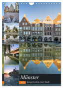 Münster - Spiegelwelten einer Stadt (Wandkalender 2024 DIN A4 hoch), CALVENDO Monatskalender