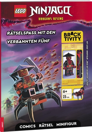 LEGO® Ninjago - Rätselspaß mit den Verbannten Fünf - mit "Drix und Skorpion-Läufer". AMEET sp. z o.o., 2026.