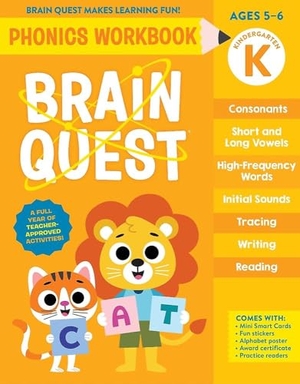 Publishing, Workman (Hrsg.). Brain Quest Phonics Workbook: Kindergarten. Workman Publishing, 2025.