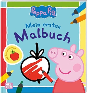Peppa Wutz Ausmalbilder: Mein erstes Malbuch - Mit farbigen Vorlagen | Kinderbeschäftigung ab 2. Nelson Verlag, 2023.