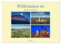 Willkommen im Burgenlandkreis (Wandkalender 2025 DIN A2 quer), CALVENDO Monatskalender