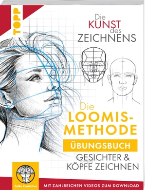 Zurowetz, Maria Ellen Karin. Die Kunst des Zeichnens. Die Loomis-Methode Übungsbuch - Gesichter und Köpfe zeichnen. frechverlag GmbH, 2025.