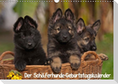Der Schäferhunde-Geburtstagskalender (Wandkalender immerwährend DIN A3 quer)