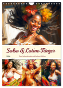 Salsa & Latino Tänzer. Pure Lebensfreude und lockere Hüften (Wandkalender 2024 DIN A4 hoch), CALVENDO Monatskalender