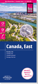 Reise Know-How Landkarte Kanada Ost / East Canada (1:1.900.000)