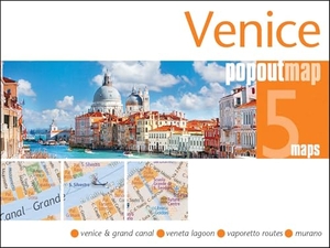 Venice Popout Map - Pocket size, pop up city map of Venice. PopOut Maps, 2026.