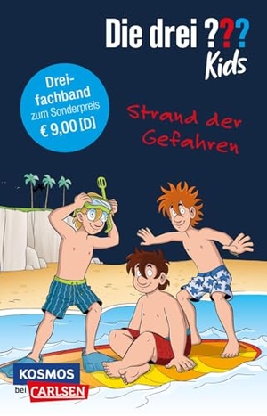 Blanck, Ulf / Boris Pfeiffer. Die drei ??? Kids: Strand der Gefahren - Dreifachband - Enthält die Bände: Achtung, Strandräuber!, Insel der Haie, Surfstrand in Gefahr. Carlsen Verlag GmbH, 2024.