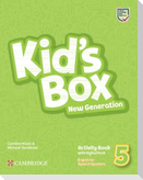 Kid's Box New Generation Level 5 Activity Book with Home Booklet and Digital Pack English for Spanish Speakers