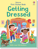 First Sticker Book Getting Dressed