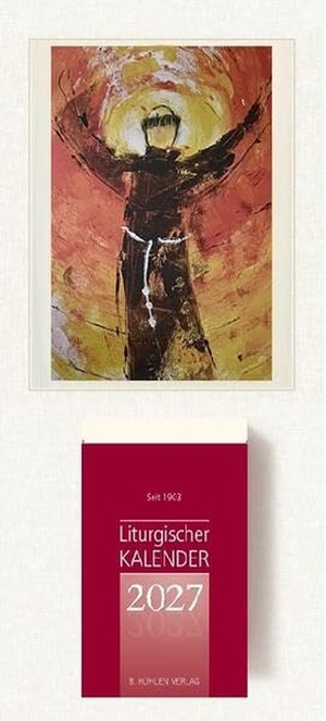 Hurtz, Klaus (Hrsg.). Liturgischer Kalender 2027. Tagesabreißkalender Block mit bebilderter Rückwand. Kuehlen Verlag, 2026.