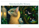 Märchenhafte Wesen - Im Land der Fabeltiere (Wandkalender 2025 DIN A3 quer), CALVENDO Monatskalender