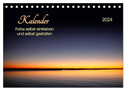 Kalender - Fotos selbst einkleben und selbst gestalten (Tischkalender 2024 DIN A5 quer), CALVENDO Monatskalender