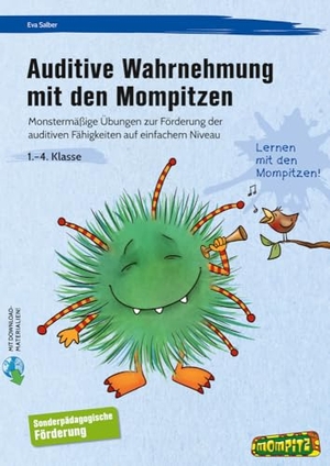 Salber, Eva. Auditive Wahrnehmung mit den Mompitzen - SoPäd - Monstermäßige Übungen zur Förderung der auditiven Fähigkeiten auf einfachem Niveau (1. bis 4. Klasse). Persen Verlag i.d. AAP, 2023.