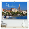 Split Metropole Dalmatiens (hochwertiger Premium Wandkalender 2025 DIN A2 quer), Kunstdruck in Hochglanz