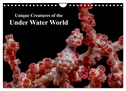 Unique Creatures of the Under Water World (Wall Calendar 2024 DIN A4 landscape), CALVENDO 12 Month Wall Calendar