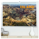 Island von oben (hochwertiger Premium Wandkalender 2025 DIN A2 quer), Kunstdruck in Hochglanz