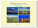 Willkommen im Burgenlandkreis (Wandkalender 2025 DIN A3 quer), CALVENDO Monatskalender
