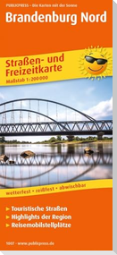 Brandenburg Nord Straßen- und Freizeitkarte 1 : 200 000