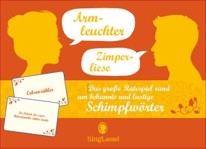 Paul, Linus. Fast vergessene Schimpfwörter. Das lustige Quiz-Spiel für Senioren. Auch mit Demenz. Spiele-Box mit 100 Karten - SingLiesel Spiele. Die schönsten Spiele für Senioren. Auch mit Demenz. Singliesel GmbH, 2022.