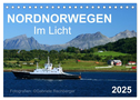 Nordnorwegen im Licht (Tischkalender 2025 DIN A5 quer), CALVENDO Monatskalender