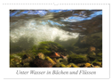 Unter Wasser in Bächen und Flüssen (Wandkalender 2024 DIN A3 quer), CALVENDO Monatskalender