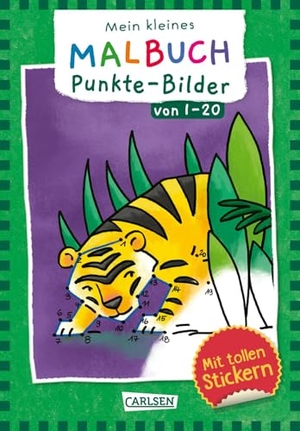 VE5: Mein kleines Malbuch: Punkte-Bilder von 1 - 20 - Mit tollen Stickern | Punkt-zu-Punkt-Bilder: Rätseln und Malen für Kinder ab 5 Jahren. Carlsen Verlag GmbH, 2026.