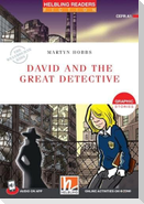 Helbling Readers Red Series, Level 1 / David and the Great Detective, mit Audio App + e-zone