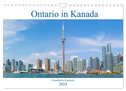 Ontario in Kanada - Kanadische Kontraste (Wandkalender 2024 DIN A4 quer), CALVENDO Monatskalender