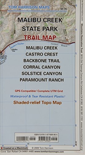 Harrison, Tom. Malibu Creek State Park Trail Map. Tom Harrison Maps, 2009.
