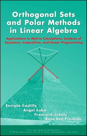 Castillo / Cobo et al. Orthogonal Sets. John Wiley & Sons, 1999.