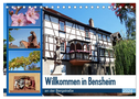 Willkommen in Bensheim an der Bergstraße (Tischkalender 2024 DIN A5 quer), CALVENDO Monatskalender
