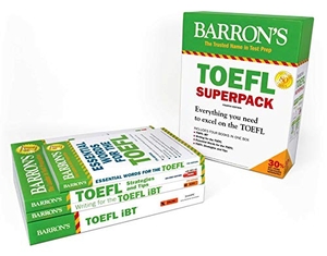 Sharpe, Pamela J. / Stephen J. Matthiesen. TOEFL IBT Superpack: 4 Books + Practice Tests + Audio Online - 4 Books + Practice Tests + Audio Online. Kaplan Publishing, 2019.