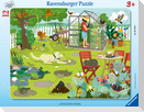 Ravensburger Kinderpuzzle - Unser Garten - 12 Teile Rahmenpuzzle für Kinder ab 3 Jahren