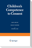 Children¿s Competence to Consent