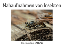Nahaufnahmen von Insekten (Wandkalender 2024, Kalender DIN A4 quer, Monatskalender im Querformat mit Kalendarium, Das perfekte Geschenk)