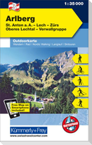 KuF Österreich Outdoorkarte 03 Arlberg 1 : 35 000