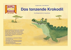 Huber, Annette / Nina Meischen. Das tanzende Krokodil / Kamishibai Bildkarten - 6 Bildkarten für das Erzähltheater. Hase und Igel Verlag GmbH, 2020.
